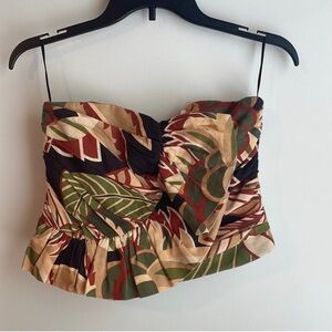 Zara Multicolor Smocked Top